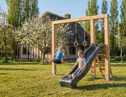 EXIT Ivy play tower with slide and swing