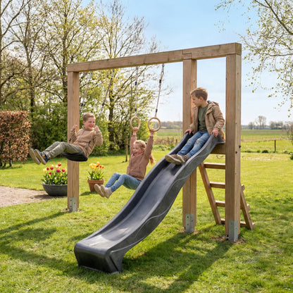EXIT Ivy play tower with slide and swing