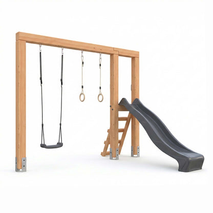 EXIT Ivy play tower with slide and swing