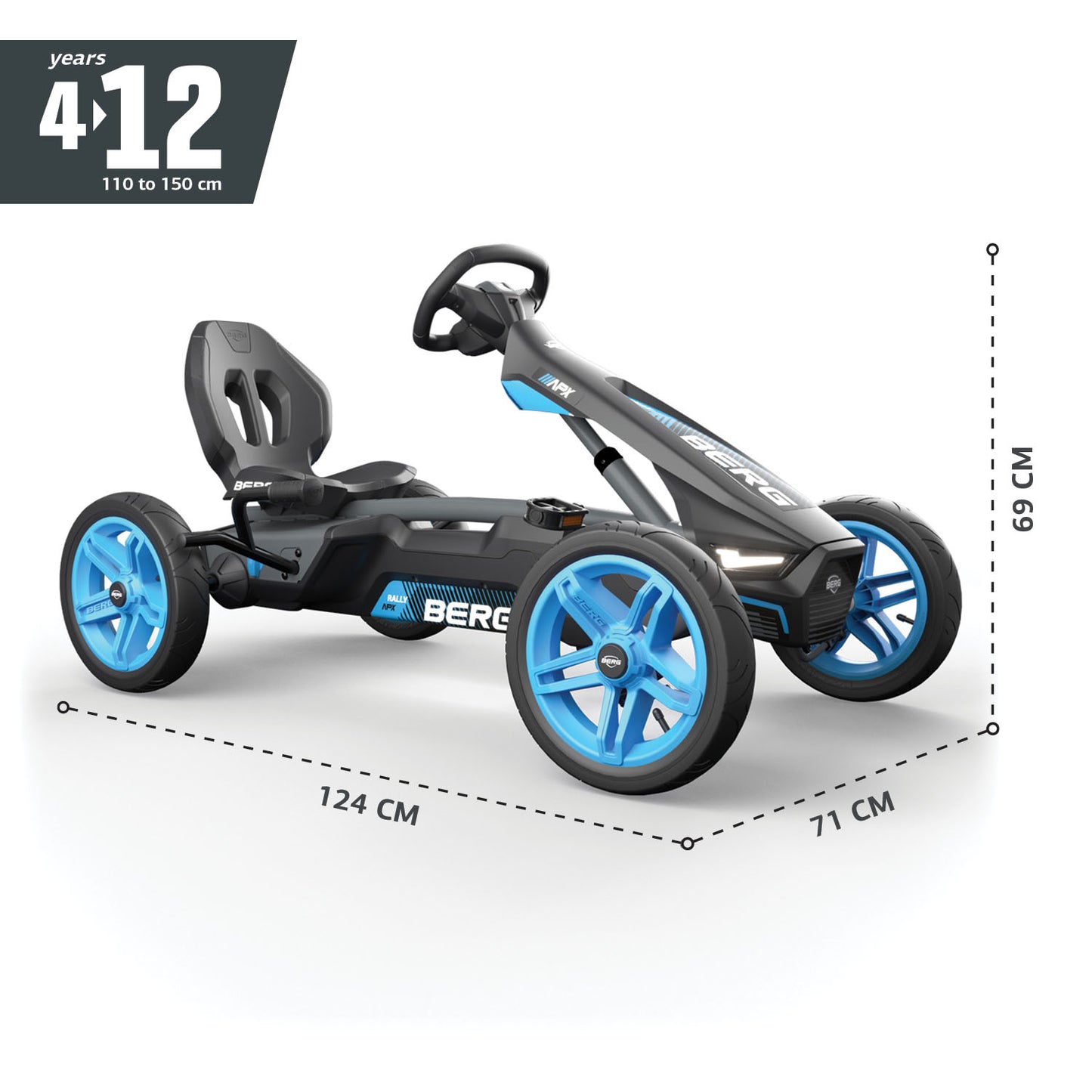 BERG Gokart Rally APX Blau BFR