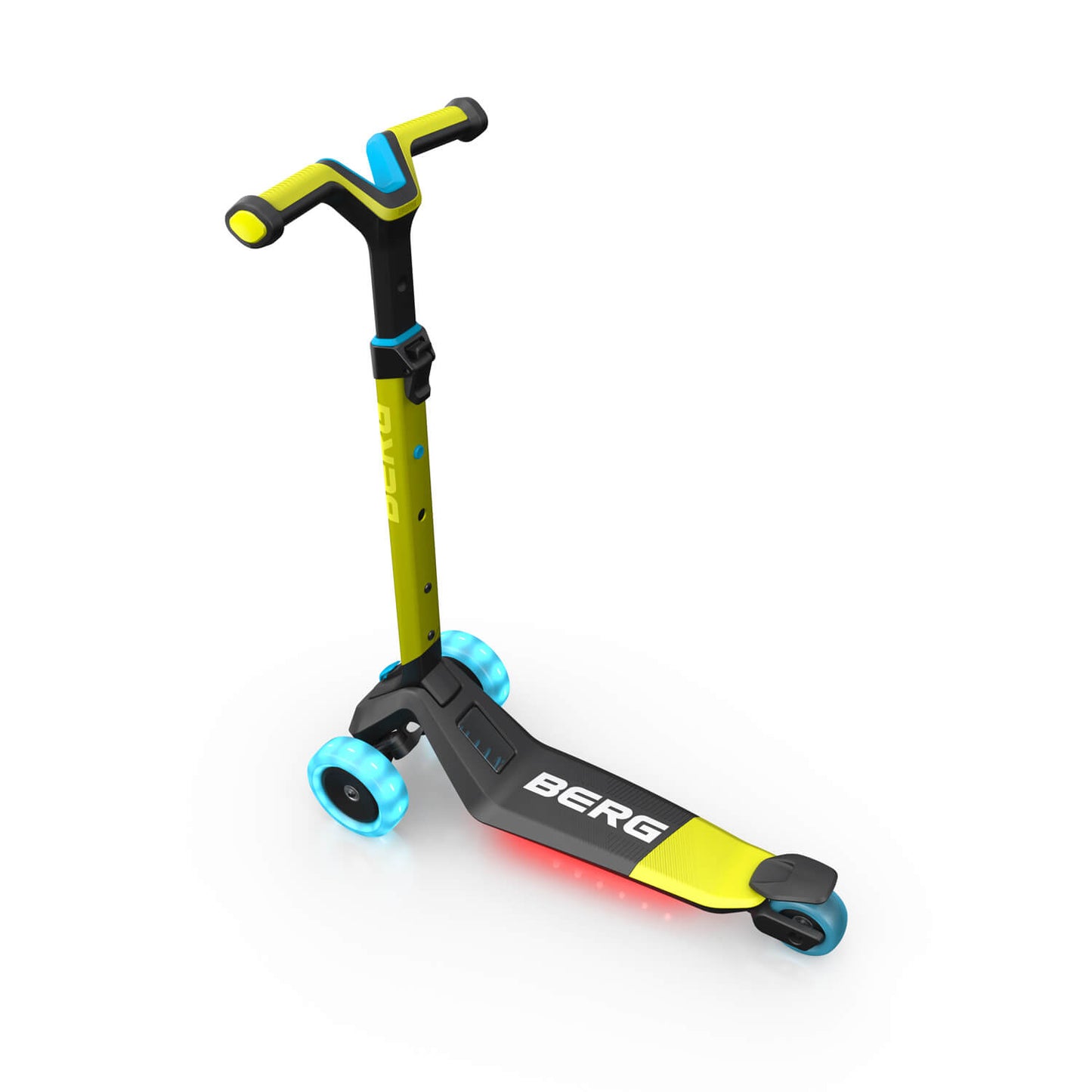 Berg Nexo Scooter mit mit LED Reifen und Unterbodenlicht