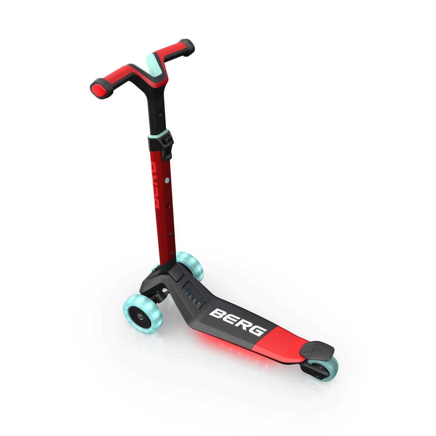 Berg Nexo Scooter mit mit LED Reifen und Unterbodenlicht
