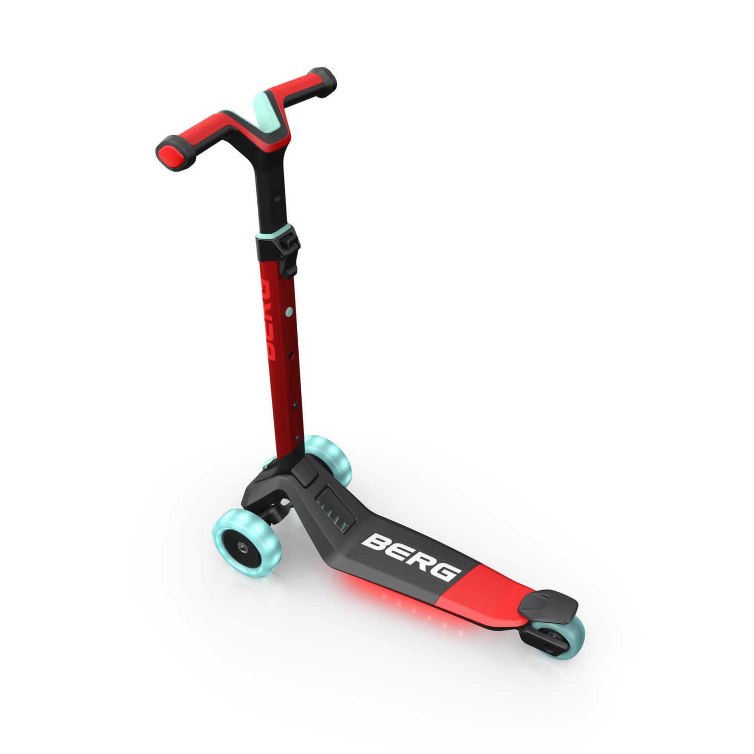 Berg Nexo Scooter mit mit LED Reifen und Unterbodenlicht