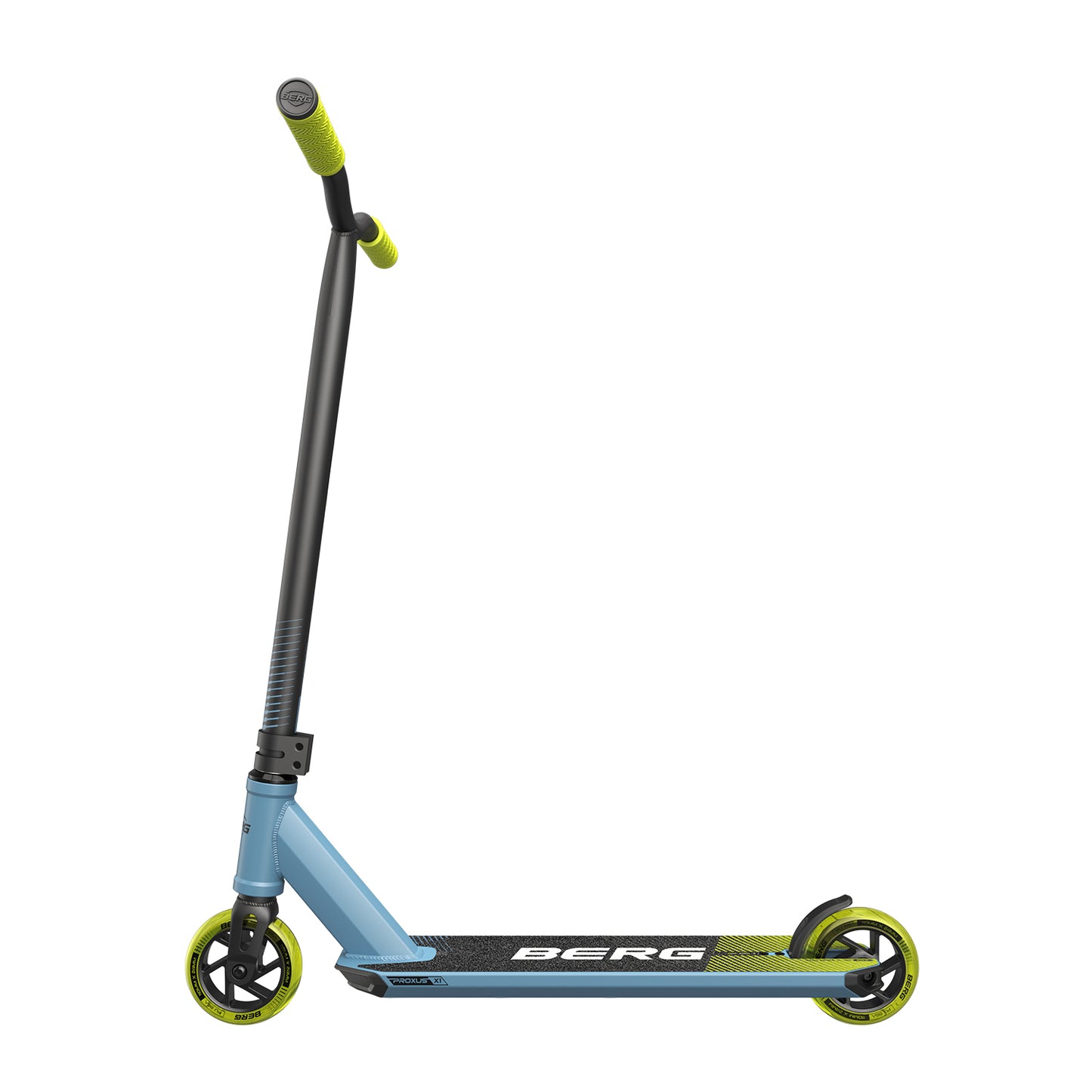 BERG Tretroller Proxus X1 Blau/Lime - Stuntroller