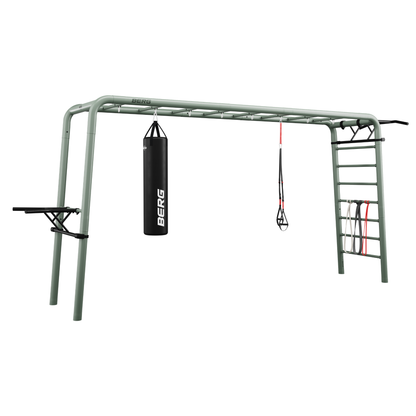 BERG PlayBase Extra Large Reck/Leiter grün mit Sports Set