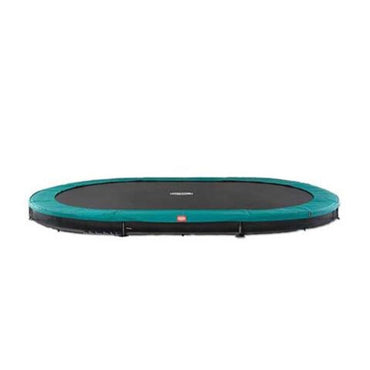 BERG Favorit InGround 520 Bodentrampolin oval grün