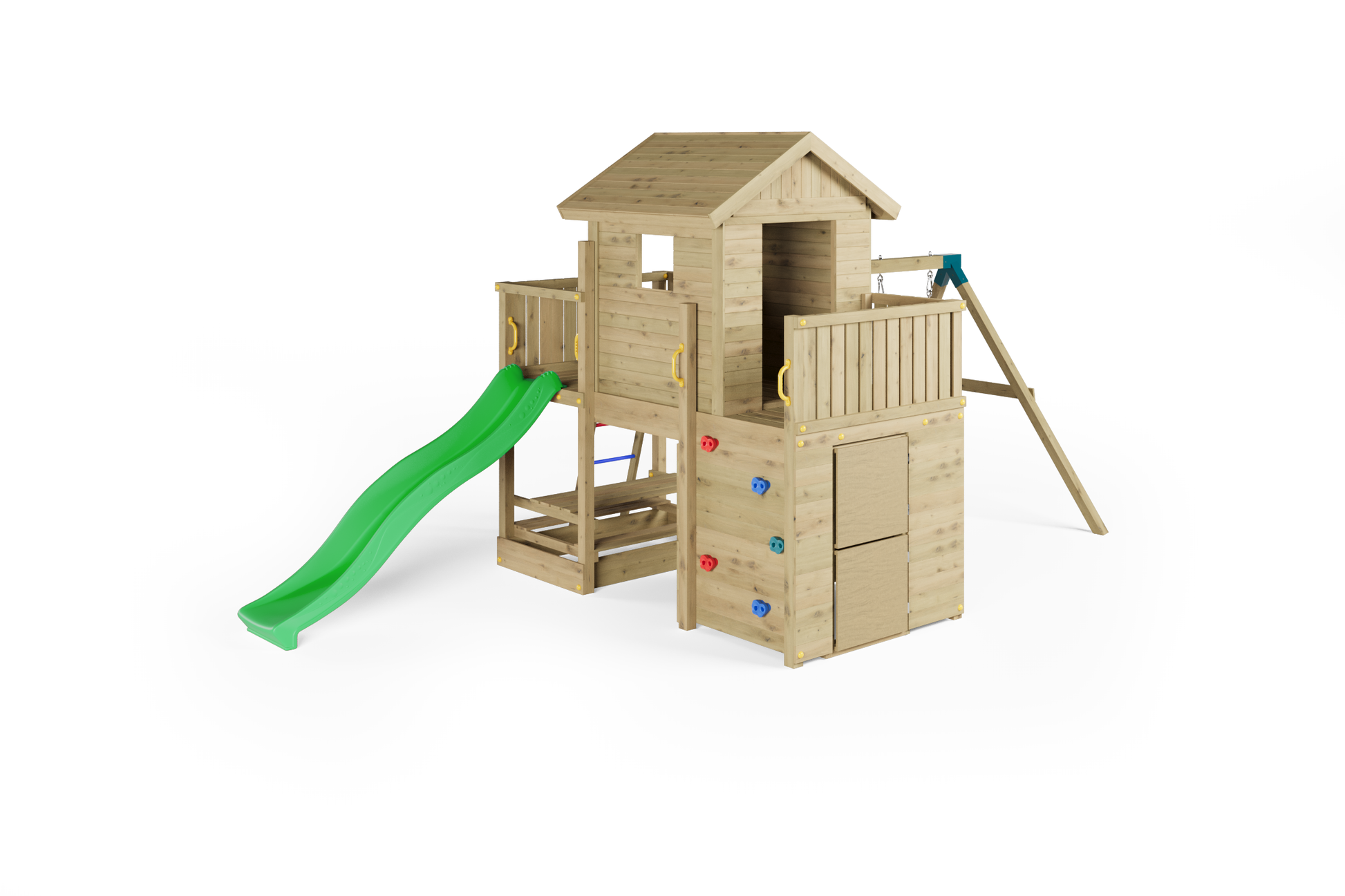 Fungoo Spielturm Multifort KDI A Seite