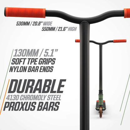 BERG Tretroller Proxus X1 Grün/Orange - Stuntroller
