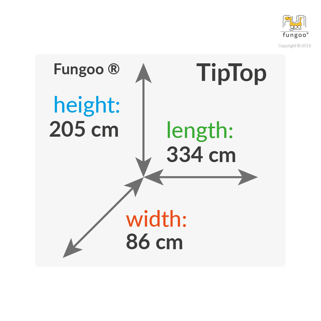 Spielturm TipTop mit Rutsche grün, Holzleiter und Kletterwand