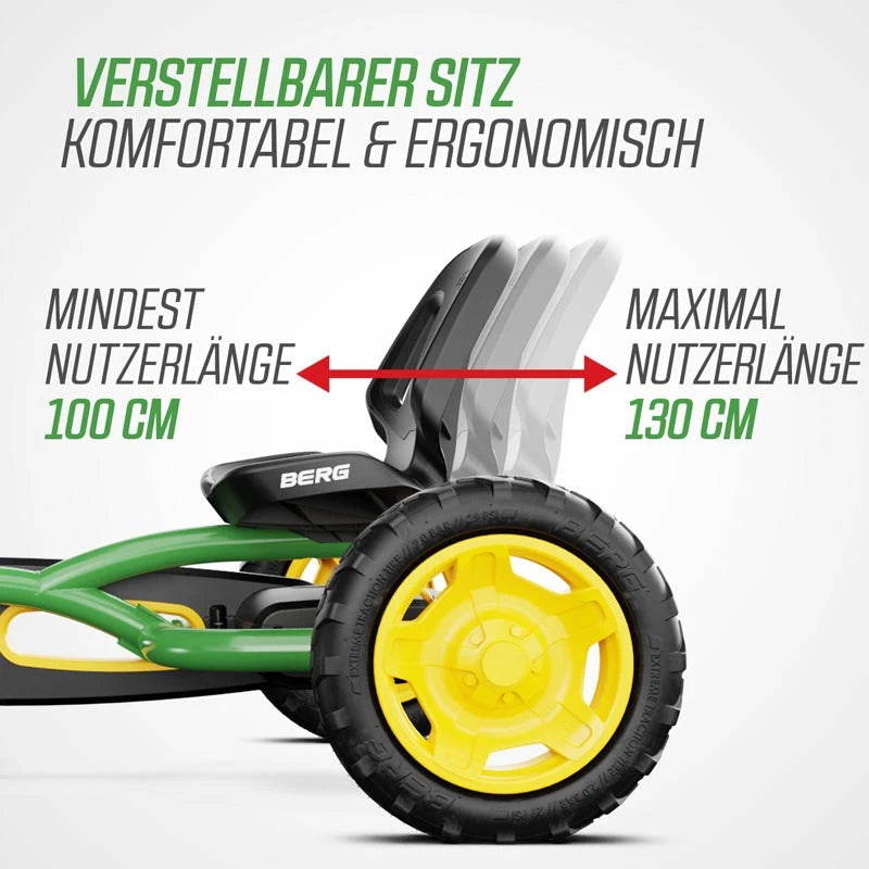 berg buddy john deere pedal go kart BERG Gokart Buddy John Deere 3.0 – Frischluftkinder.de
