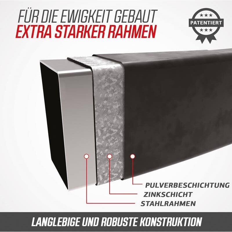 BERG Ultim Champion FlatGround 410 Bodentrampolin rechteckig Rahmen