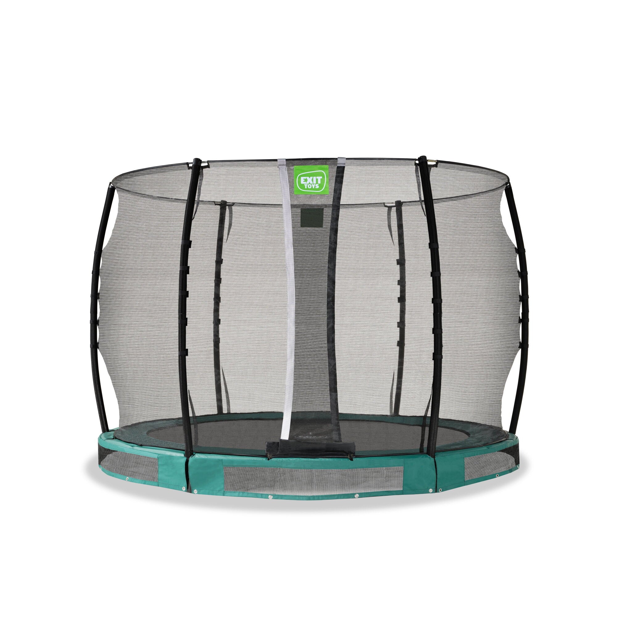 EXIT Allure Bodentrampolin rund grün 305cm