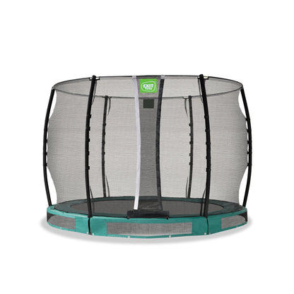 EXIT Allure Bodentrampolin rund grün 305cm