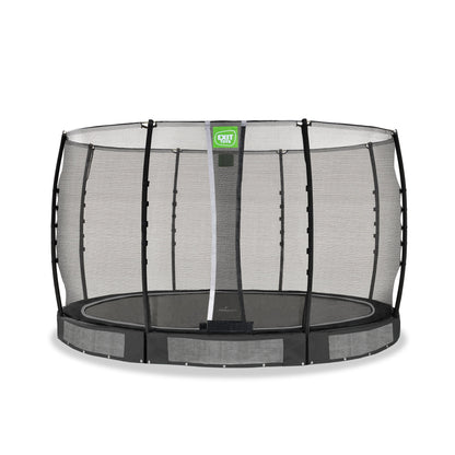 EXIT Allure Bodentrampolin rund schwarz 366cm