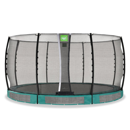 EXIT Allure Bodentrampolin rund grün 427cm