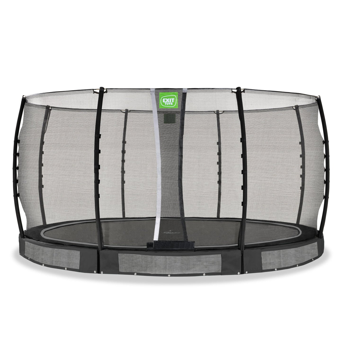 EXIT Allure Bodentrampolin rund schwarz 427cm