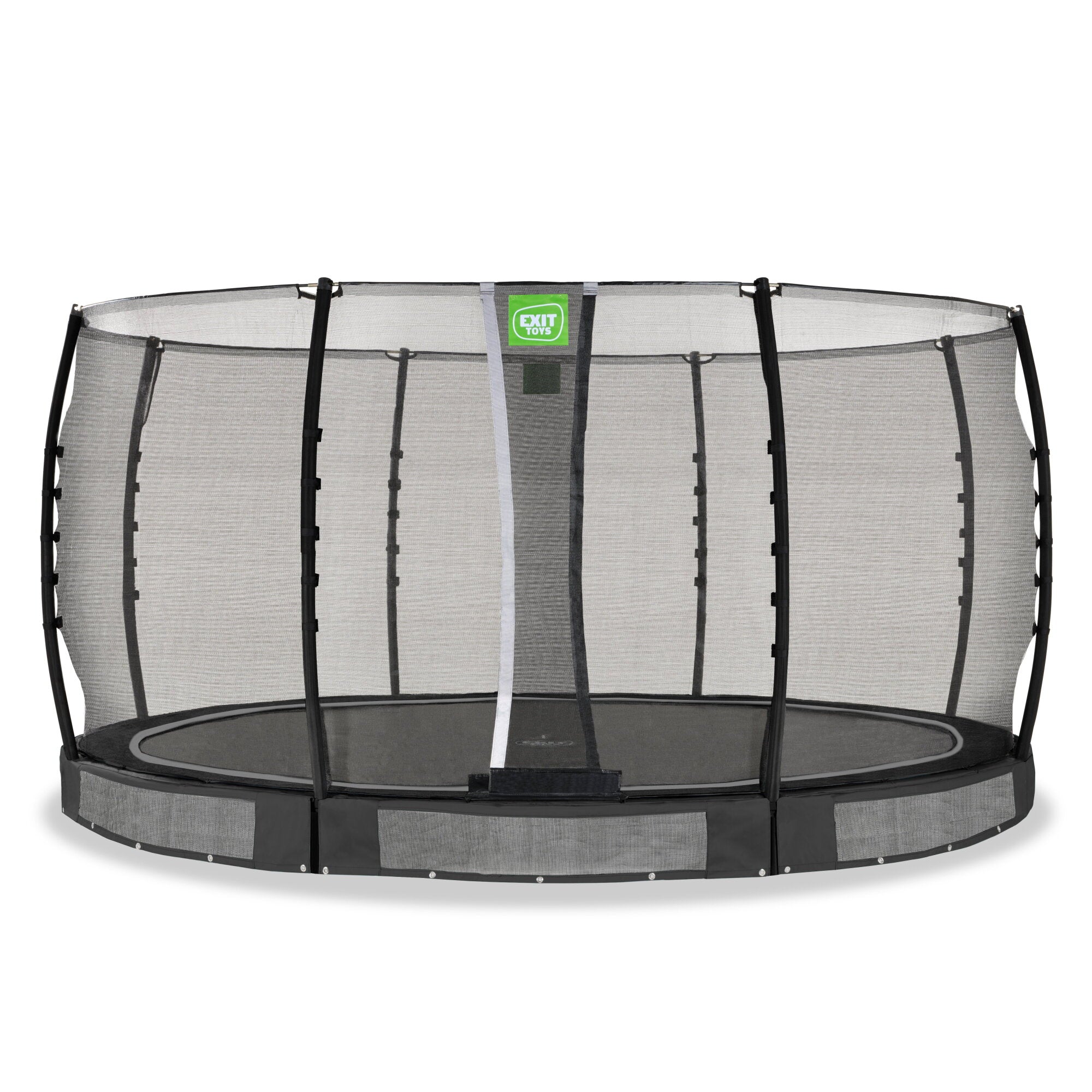 EXIT Allure Bodentrampolin rund schwarz 427cm