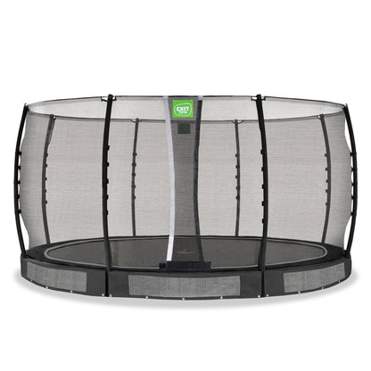 EXIT Allure Bodentrampolin rund schwarz 427cm