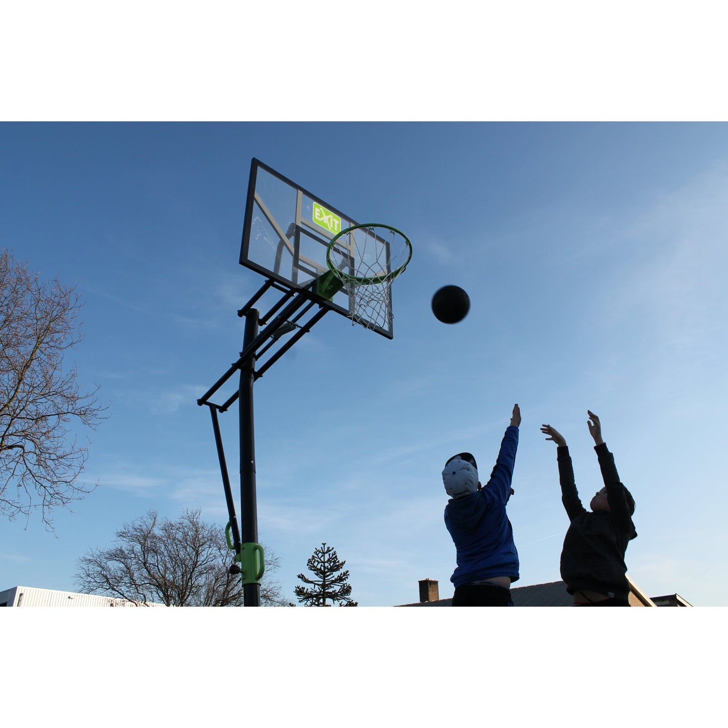 Exit Galaxy Basketballkorb grün-schwarz Outdoor
