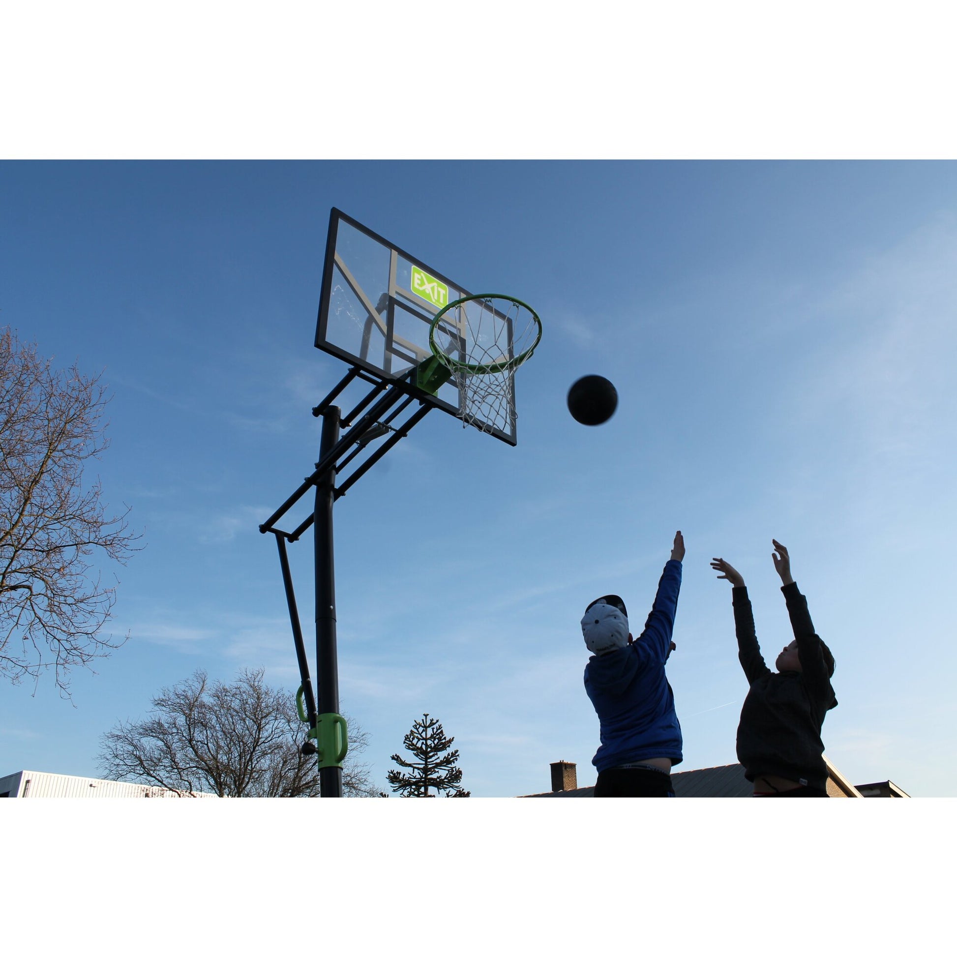 Exit Galaxy Basketballkorb grün-schwarz Outdoor