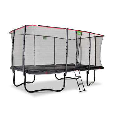 EXIT Trampolin rechteckig auf Füßen PeakPro 244x427 cm schwarz