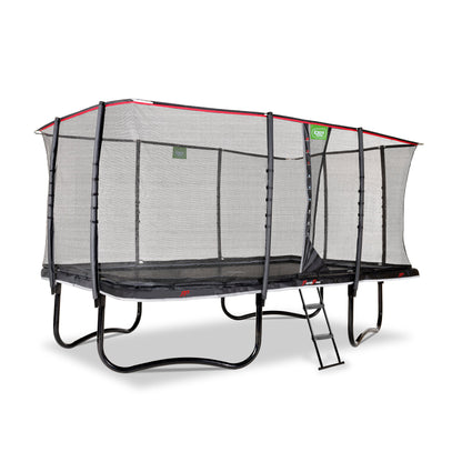 EXIT Trampolin rechteckig auf Füßen PeakPro 244x427 cm schwarz