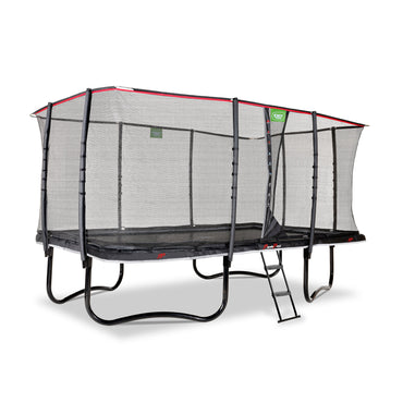 EXIT Trampolin rechteckig auf Füßen PeakPro 275x458 cm schwarz