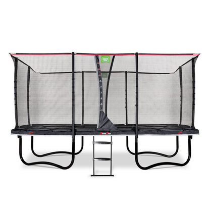 EXIT Trampolin rechteckig auf Füßen PeakPro 275x458 cm schwarz