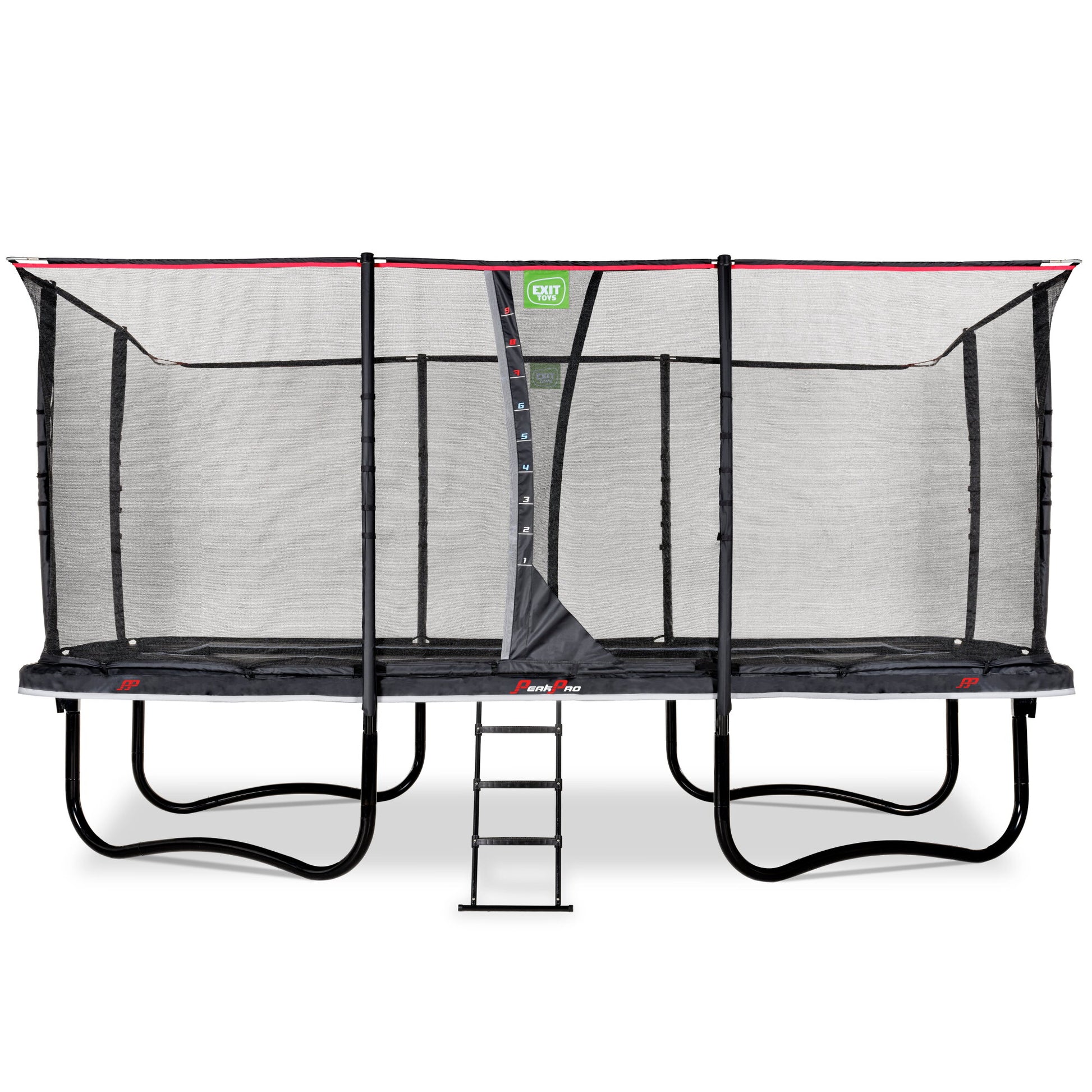 EXIT Trampolin rechteckig auf Füßen PeakPro 305x519 cm schwarz