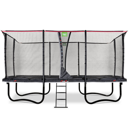 EXIT Trampolin rechteckig auf Füßen PeakPro 305x519 cm schwarz