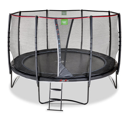 EXIT Trampolin rund auf Füßen PeakPro 427 cm schwarz