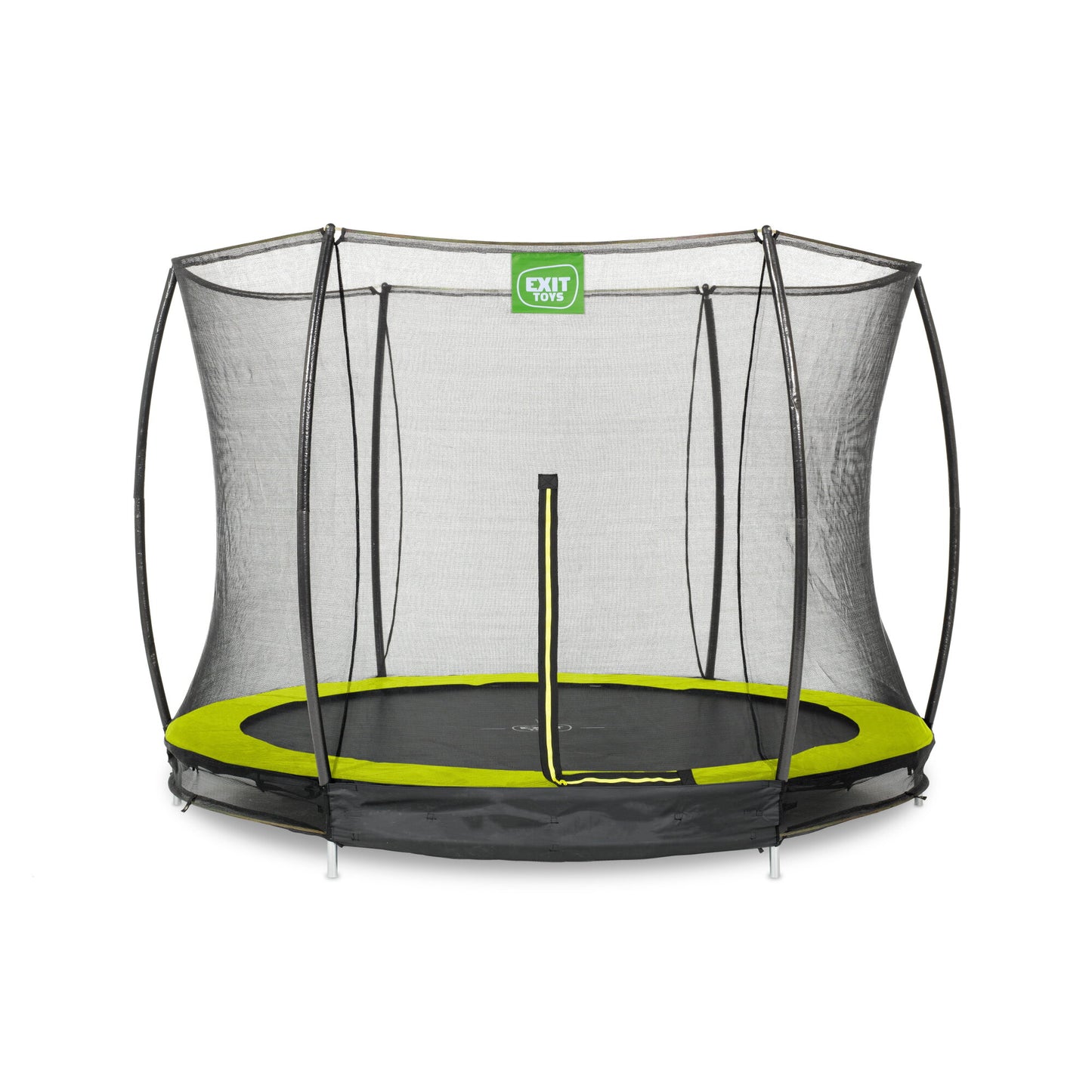 EXIT Bodentrampolin rund Silhouette 244cm grün