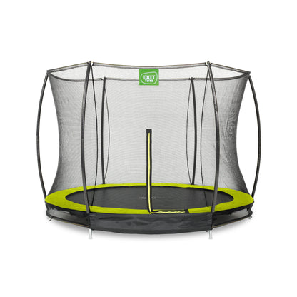 EXIT Bodentrampolin rund Silhouette 244cm grün