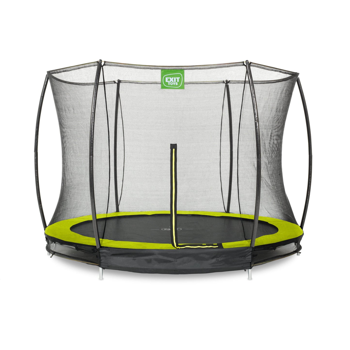 EXIT Bodentrampolin rund Silhouette 305cm grün