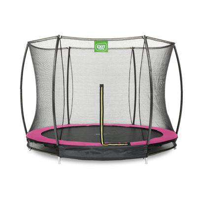 EXIT Bodentrampolin rund Silhouette 305cm pink