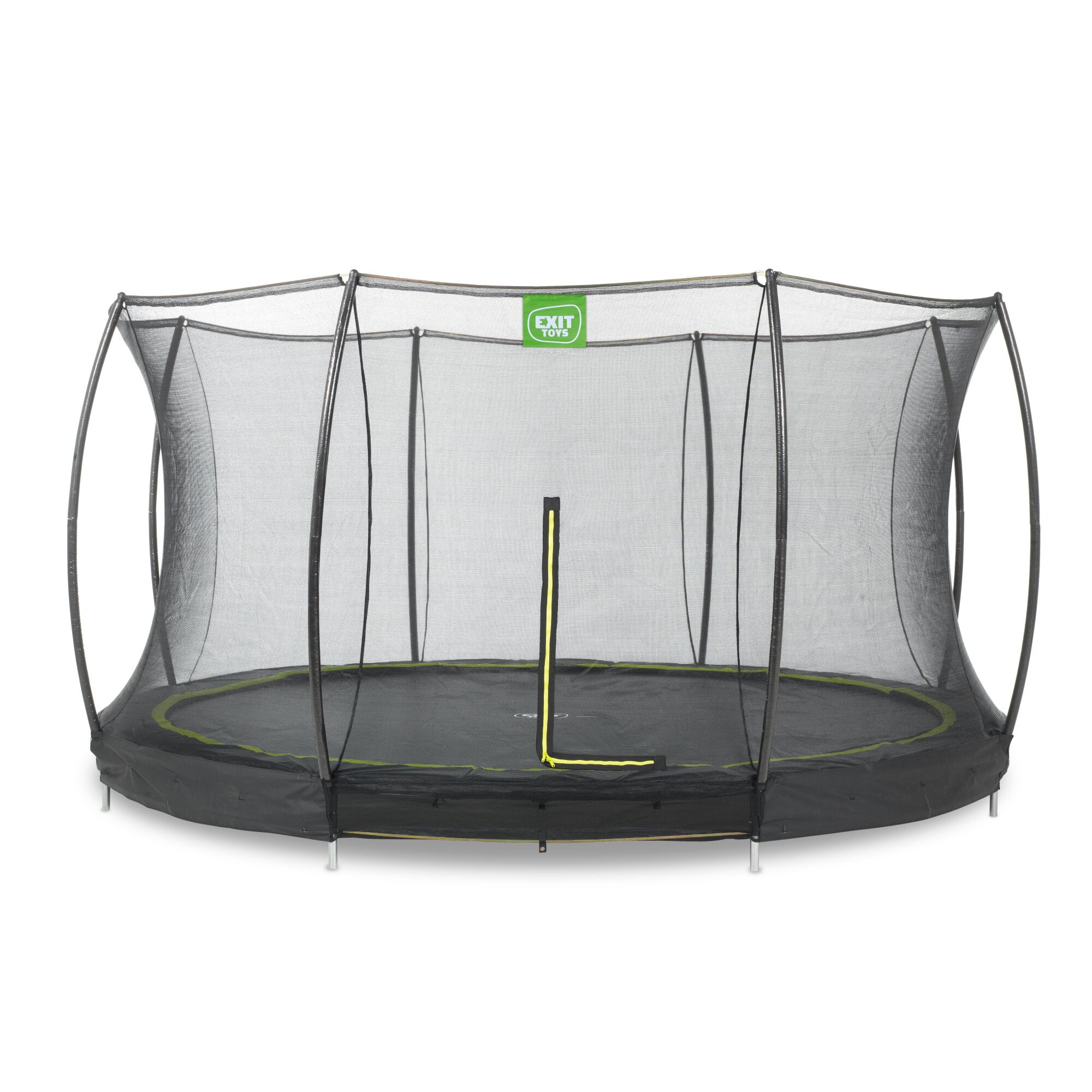 EXIT Bodentrampolin rund Silhouette 366cm schwarz