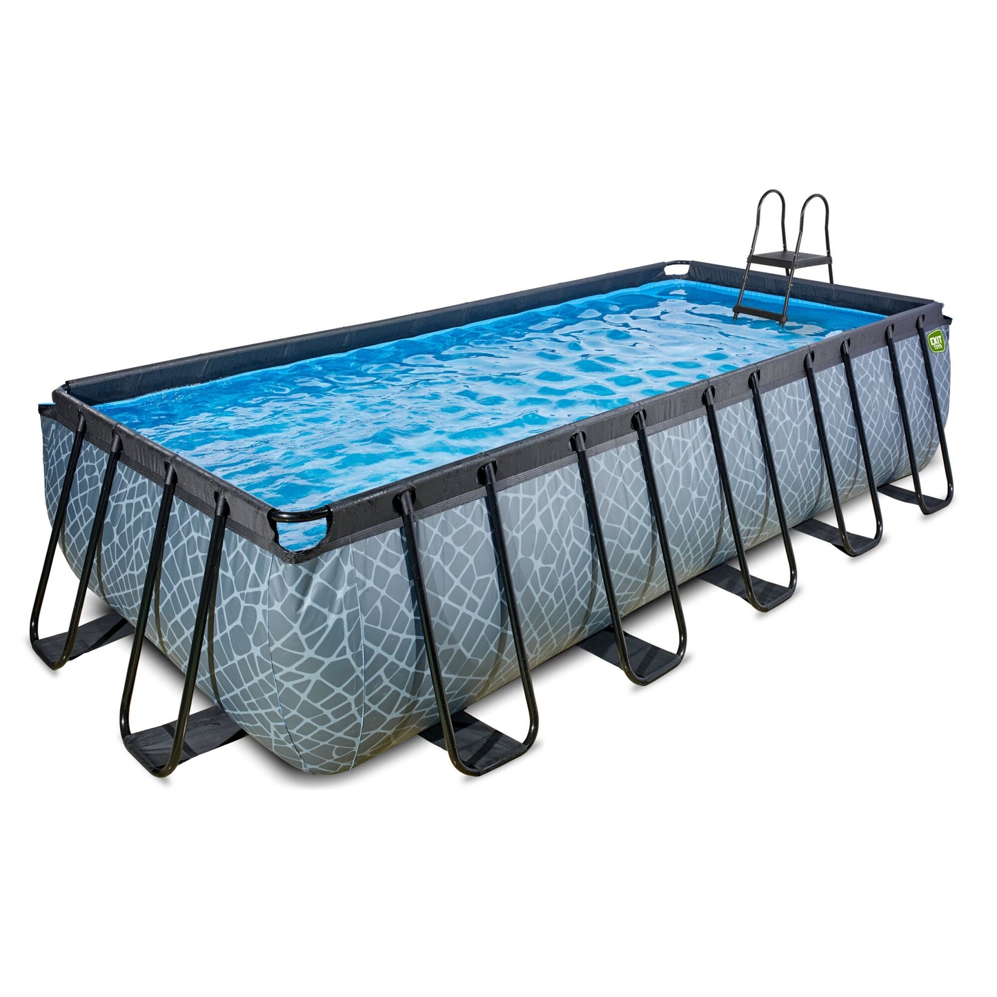 EXIT Stone Pool rechteckig 540x250x122cm - grau