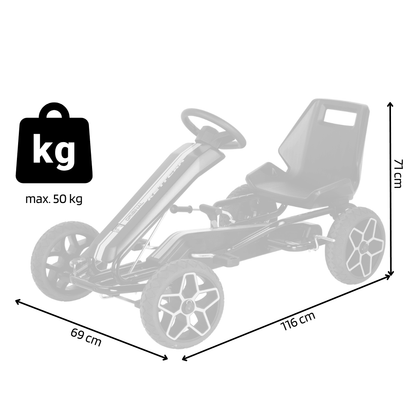 KETTLER Kettcar Revolution - schwarz