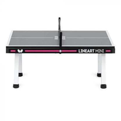 Butterfly Lineart Mini Indoor Tischtennisplatte - schwarz