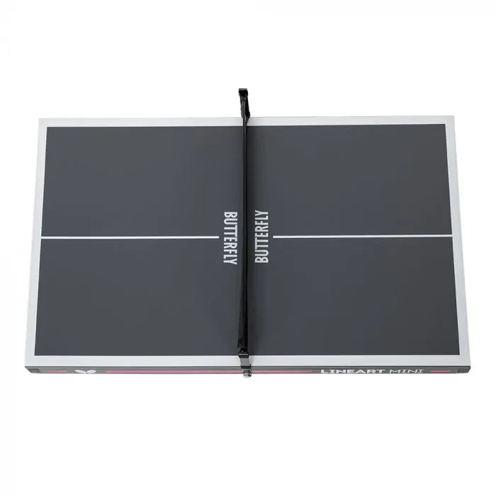 Butterfly Lineart Mini Indoor Tischtennisplatte - schwarz