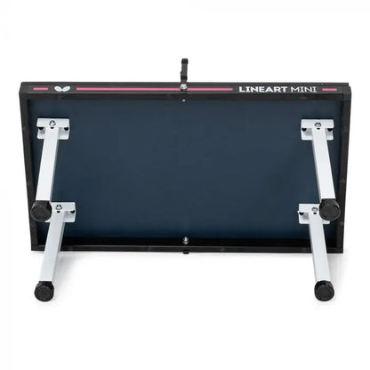 Butterfly Lineart Mini Indoor Tischtennisplatte - schwarz