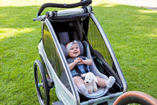 Qeridoo Babyschale Lifestyle Wagen hellgrau