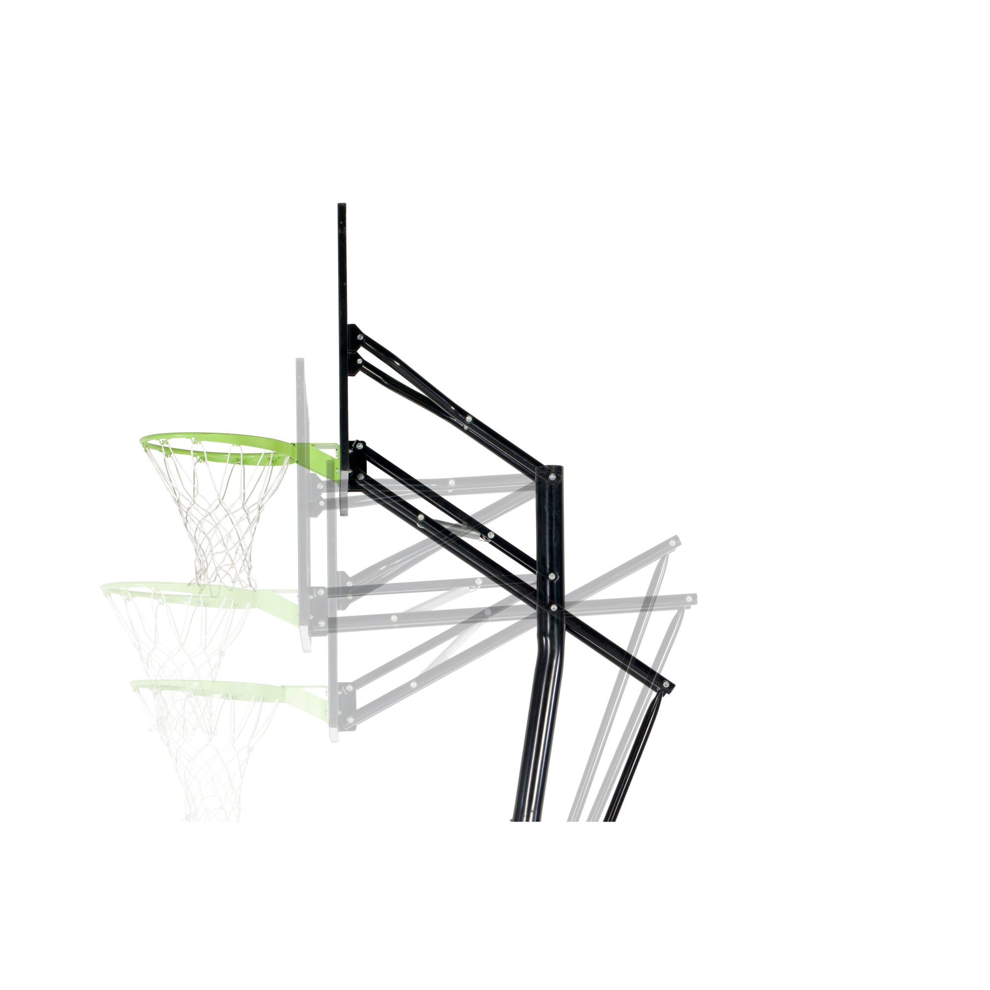Exit Galaxy Basketballkorb grün-schwarz Bodenmontage Dunkring