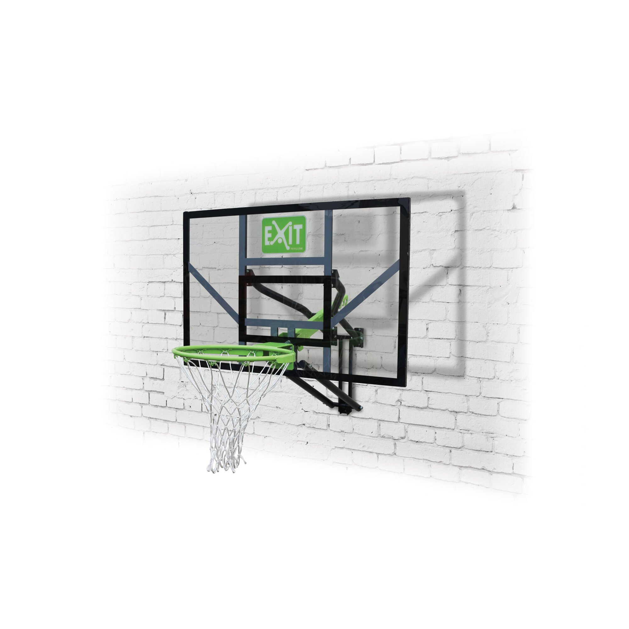 EXIT Galaxy Basketballkorb Wandmontage grün/schwarz Wand