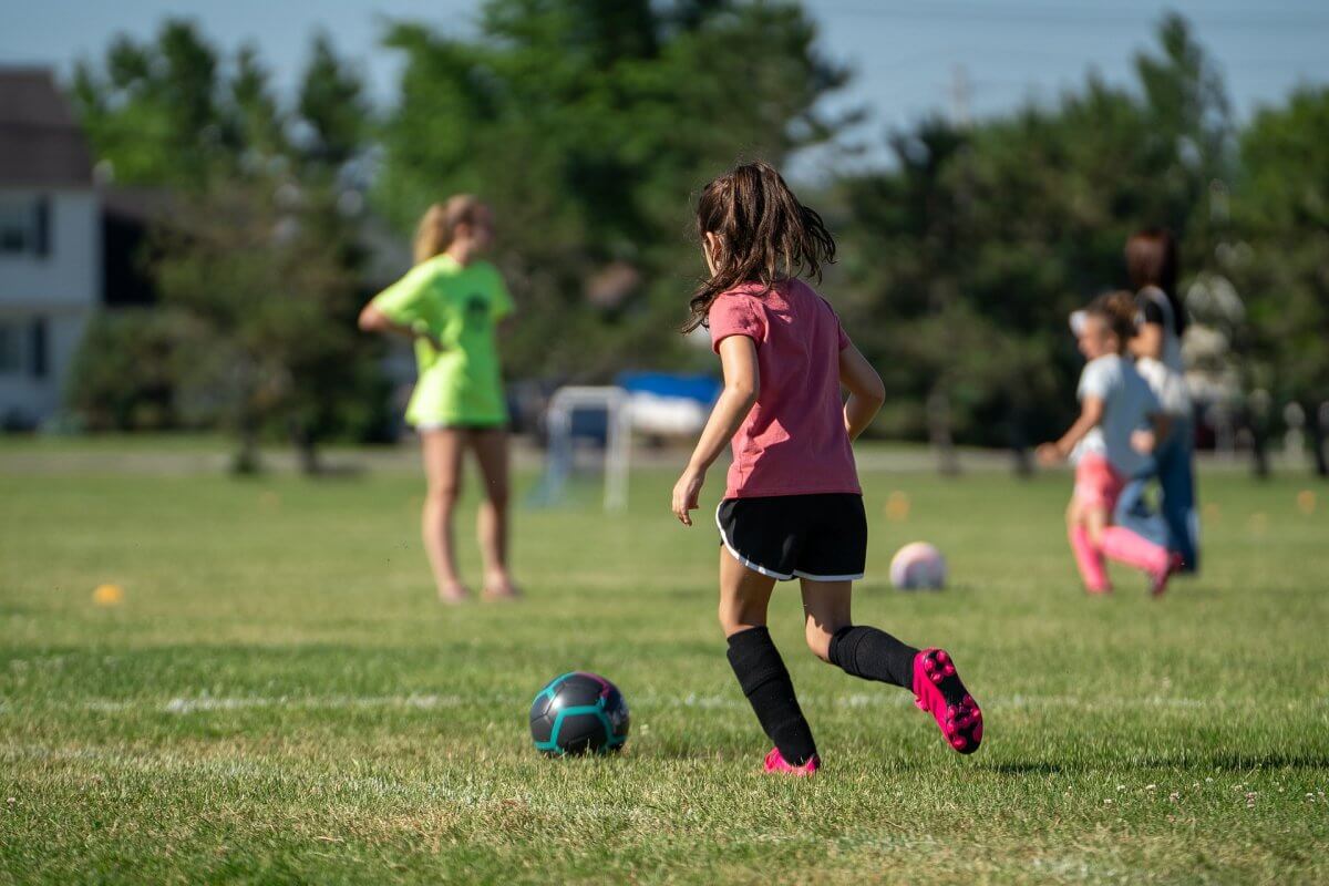 Fußball Mädchen Spielen